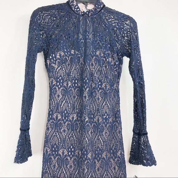 Sequin Hearts Size 3 Blue Dress - Picture 5 of 8